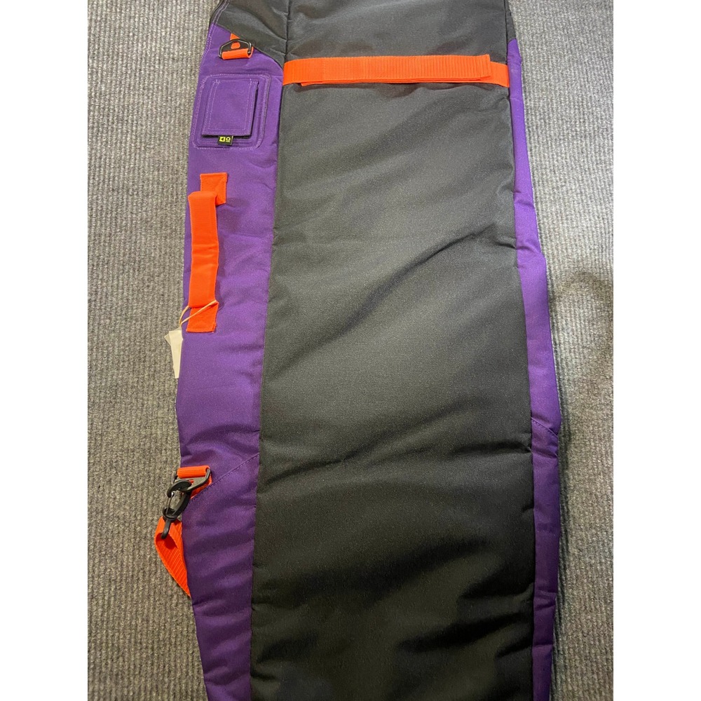 Burton Padded Snowboard Bag Purple Black Orange Travel Carry Case - Picture 4 of 4